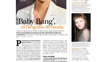 Baby Bang por Noelia Jiménez en Revista Mia